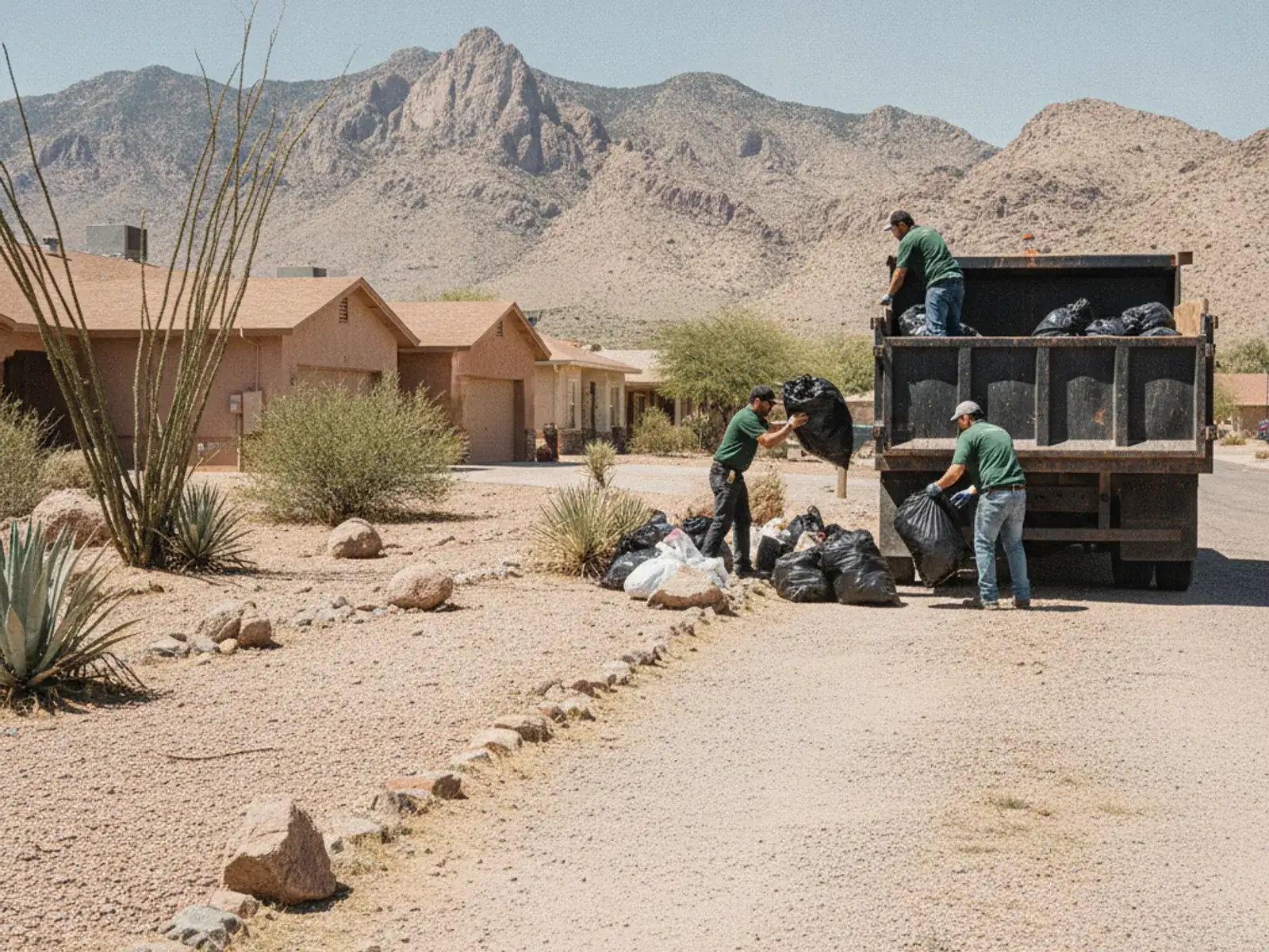 Curbside junk and waste collection in El Paso, TX