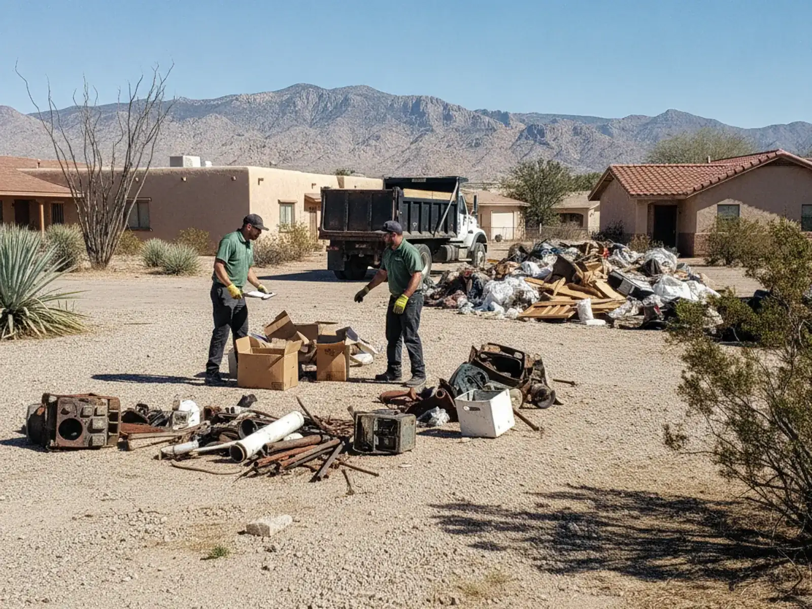 Sorting and responsible disposal for an El Paso County job